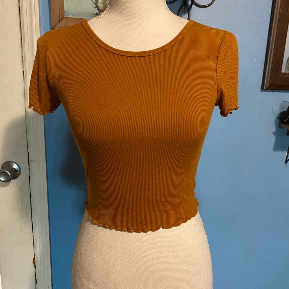 destined, Ribbed, Cropped, Top
